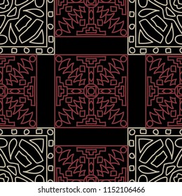 Seamless tribal abstract background.