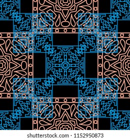 Seamless tribal abstract background.