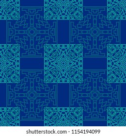 Seamless tribal abstract background.