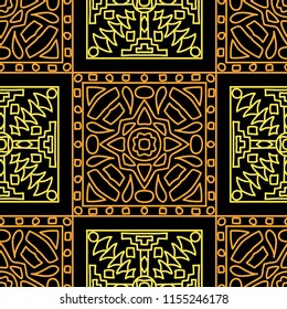 Seamless tribal abstract background.