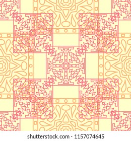 Seamless tribal abstract background.