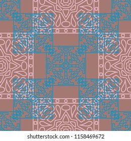 Seamless tribal abstract background.