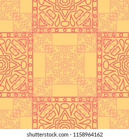 Seamless tribal abstract background.