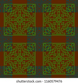 Seamless tribal abstract background.