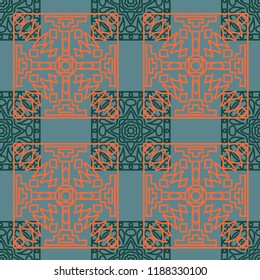 Seamless tribal abstract background.