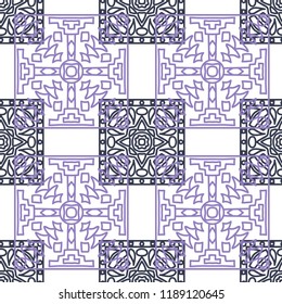 Seamless tribal abstract background.