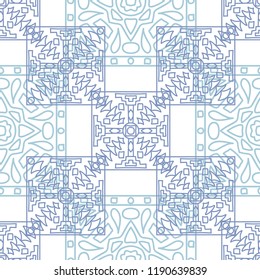 Seamless tribal abstract background.