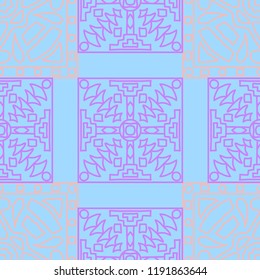 Seamless tribal abstract background.