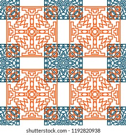 Seamless tribal abstract background.