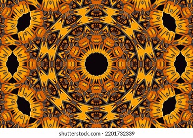 Seamless tribal art pattern. Ethnic geometric print. Colorful repeating background texture. Fabric, cloth design wrapping