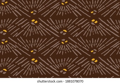 seamless tribal batik style artwork