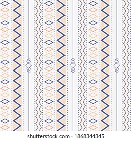 seamless tribal ethnic pattern with geometric shapes.suitable for print cloth, wallpaper, sari, sarong, doodles, ulos, etc. beautiful fabric print