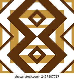 Seamless Tribal ethnic vector texture pattern dark and brown color