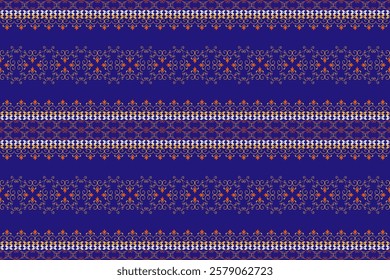 Seamless tribal geometric pattern with intricate details, perfect for mandala fabric designs, carpets, and wallpapers.floral mandala
