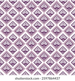 Seamless tribal, Ikat fabric pattern, suitable for carpets, wallpapers, furniture, interior decoration, artwork.