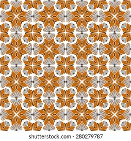 seamless tribal ornament background, ethnic, Vector illustration