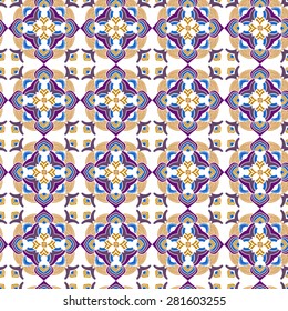 seamless tribal ornament background, ethnic, Vector illustration