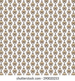 seamless tribal ornament background, ethnic, pattern swatch included in file. Vector illustration