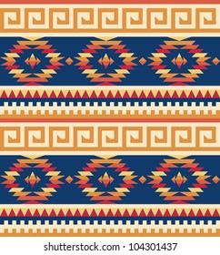 Seamless tribal pattern