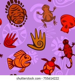 seamless tribal pattern
