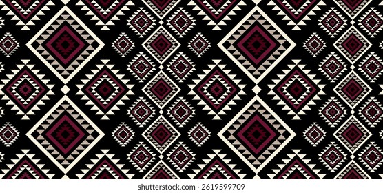 Seamless tribal pattern. Ethnic pattern design.
