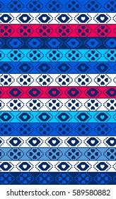 Seamless tribal pattern. Knitwear, textile printing, wallpaper, for invitation. vector 