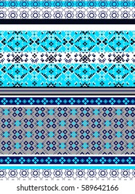 Seamless tribal pattern. Knitwear, textile printing, wallpaper, for invitation. vector 