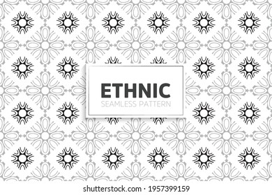 Seamless tribal texture geometric design