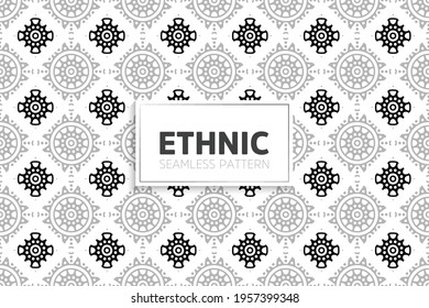 Seamless tribal texture geometric design