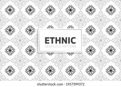 Seamless tribal texture geometric design