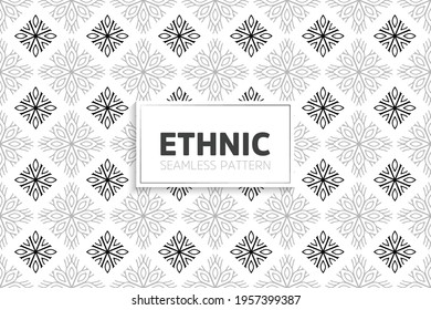 Seamless tribal texture geometric design