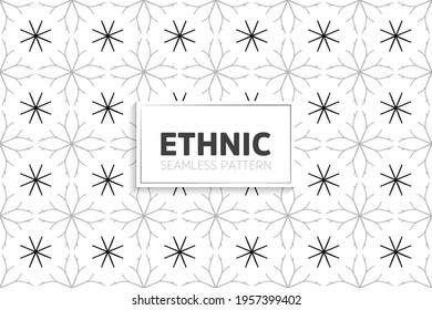 Seamless tribal texture geometric design