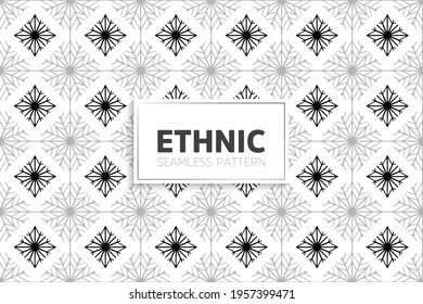Seamless tribal texture geometric design