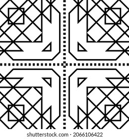 Seamless tribal texture. Seamless pattern. Vector EPS 10.