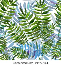 Seamless tropical background