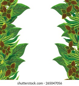 Seamless tropical background 