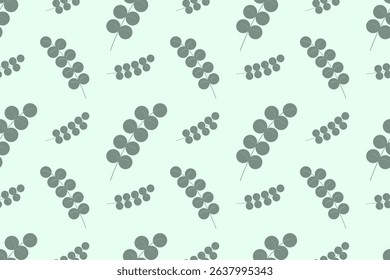 Seamless tropical design with lush palm leaves in vector, ideal for vintage foliage backgrounds and exotic-themed projects