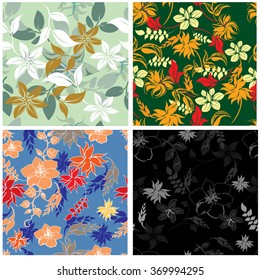  seamless tropical flower blossom vector pattern - Illustration
Floral Pattern, Flower, Tropical Climate, Pattern, Retro Styled
