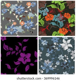  seamless tropical flower blossom vector pattern - Illustration
Floral Pattern, Flower, Tropical Climate, Pattern, Retro Styled
