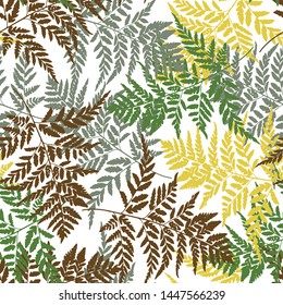 seamless tropical flower leave design pattern