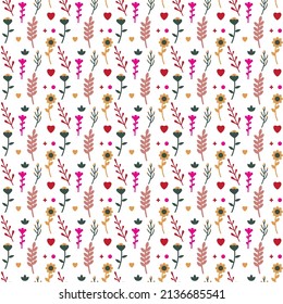 seamless tropical leaves background vector, pattern botanical vector illustration template