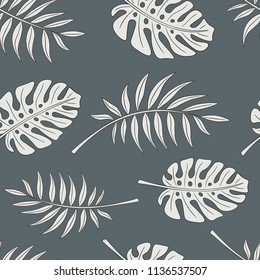 Seamless Tropical Leaves Patterns