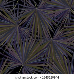 Seamless tropical pattern with leaves .  Abstract background texture.
