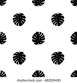 Seamless tropical pattern. The leaves of tropical plants, mystery, vines.Pattern on white background
