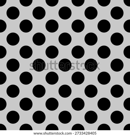 Seamless truchet pattern with circles. Polka dot background
