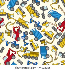 seamless truck pattern