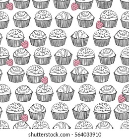 seamless truffle pattern