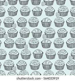 seamless truffle pattern