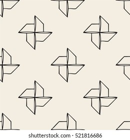 Seamless turbine monochrome pattern background