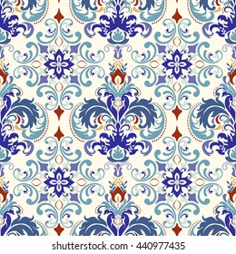 Seamless turkish colorful pattern. Endless pattern can be used for ceramic tile, wallpaper, linoleum, textile, web page background